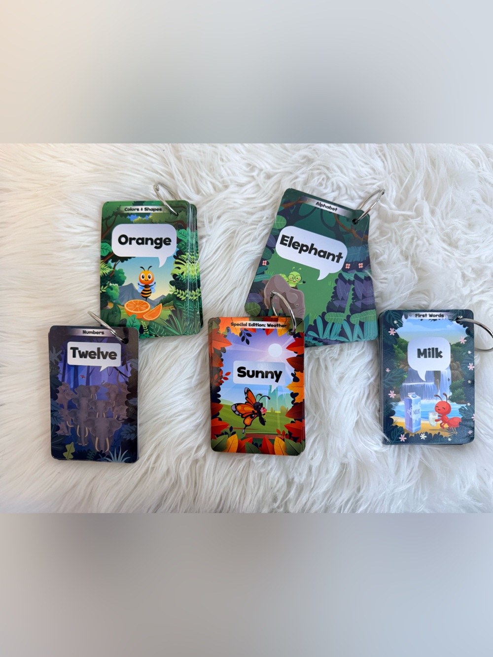💫4/$25 • Learning Flash Cards Set